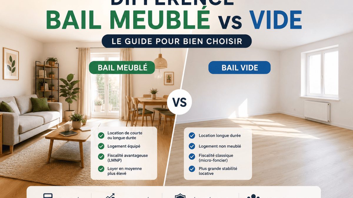 Bail meublé ou vide | Guide et comparatif fiscal